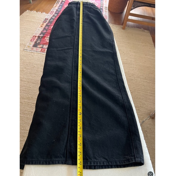 MOTHER DENIM 'SNACKS' The Candy Stick Maxi Skirt in Licorice Wash - NWT! - 27 - Picture 11 of 11